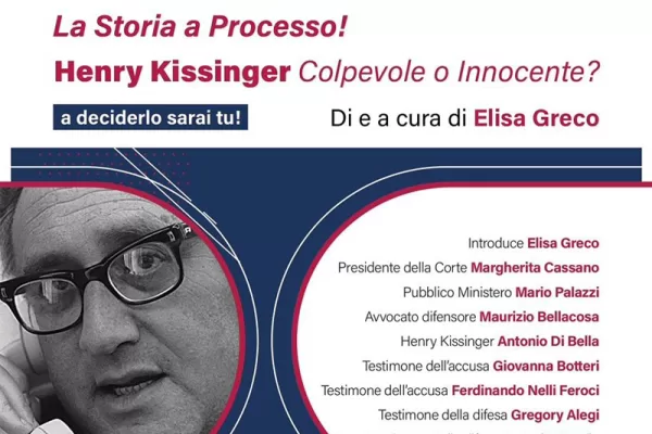 La Storia a Processo, Henry Kissinger: colpevole o innocente? L’evento al Teatro Parioli Costanzo