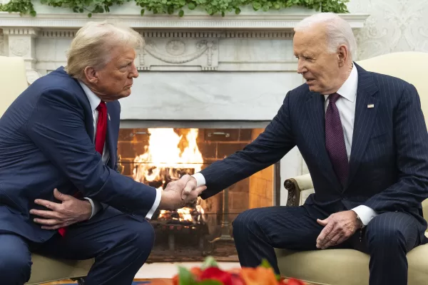 President Joe Biden meets with President-elect Donald Trump in the Oval Office of the White House, Wednesday, Nov. 13, 2024, in Washington. (AP Photo/Evan Vucci) 


Associated Press / LaPresse
Only italy and Spain