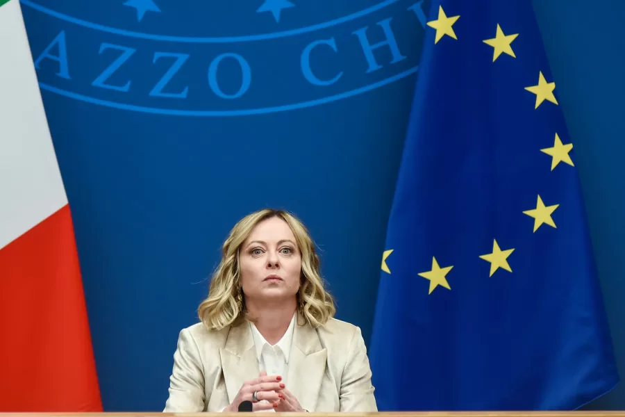 LA PRESIDENTE DEL CONSIGLIO GIORGIA MELONI